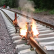Image for article titled Watch The Fascinating Way Railroad Tracks Are Welded Together